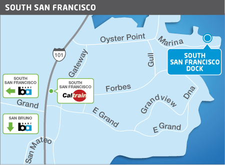 South San Francisco terminal parking map