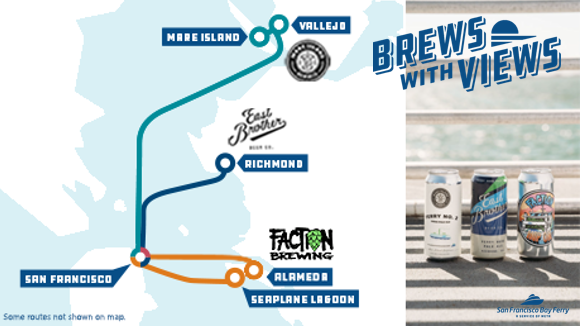 Three ferry-themed brews perfect for your trip across the bay! 