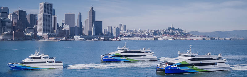Ferries on the San Francisco Bay
